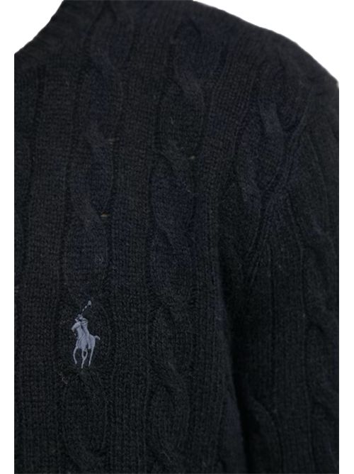Cable-knit round-neck sweater Polo Ralph Lauren | 710876762001POLO BLACK